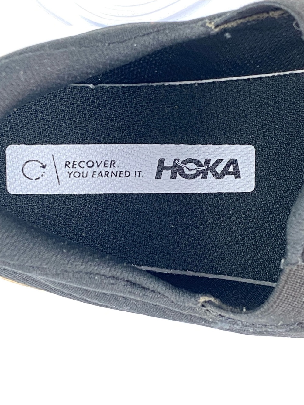 Hoka One Recovery Shoe 2. Women's Size10 Color Black/White - Picture 10 of 11